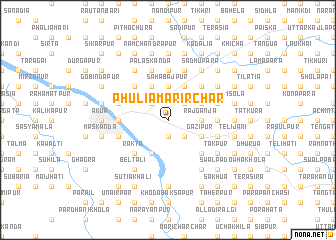 map of Phuliāmārir Char