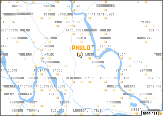 map of Phú Lỗ