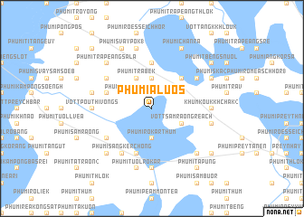 map of Phumĭ Aluŏs