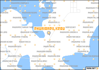 map of Phumĭ Âmpĭl Krau