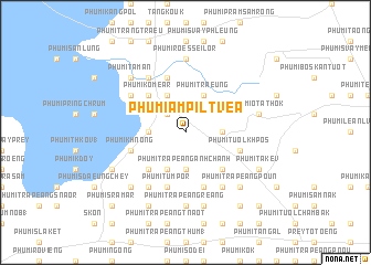 map of Phumĭ Âmpĭl Tvéa