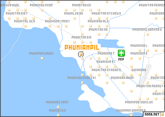 map of Phumĭ Âmpĭl