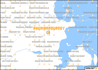 map of Phumĭ Âmpŏu Prey