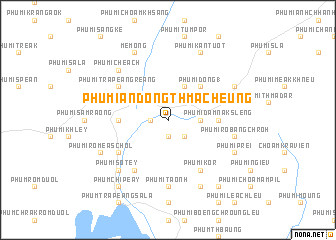 map of Phumĭ Ândong Thmâ Cheung