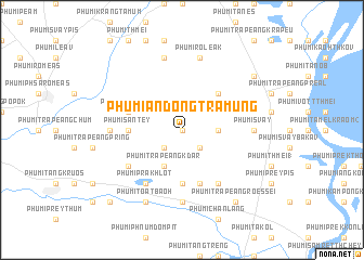 map of Phumĭ Ândong Trâmung