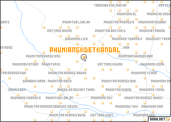 map of Phumĭ Ângk Dêt Kândal