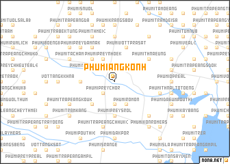 map of Phumĭ Ângkónh