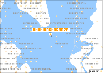 map of Phumĭ Ângkôr Borei