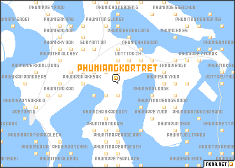 map of Phumĭ Ângkôr Trét