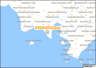 map of Phumĭ Ângkoŭl