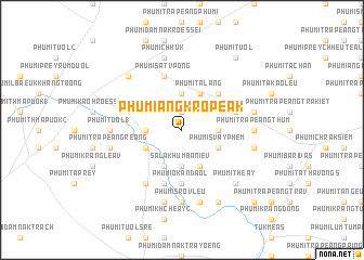 map of Phumĭ Ângk Rôpeăk