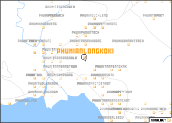 map of Phumĭ Ânlóng Kôki