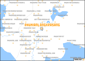 map of Phumĭ Ânlóng Krâsăng