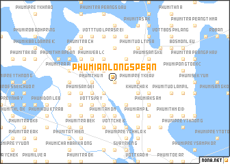 map of Phumĭ Ânlóng Spéan