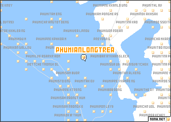 map of Phumĭ Ânlóng Tréa