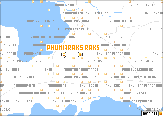 map of Phumĭ Arăks