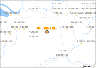 map of Phumĭ Athên