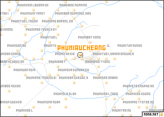 map of Phumĭ Âu Chéang