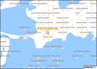 map of Phumĭ Bakal