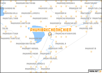 map of Phumĭ Băk Chĕnhchiĕn