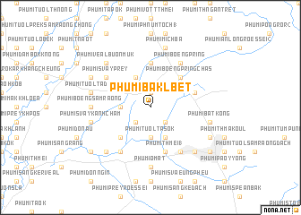 map of Phumĭ Băk Lbĕt