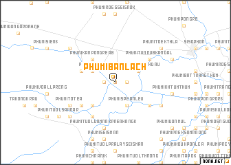 map of Phumĭ Bânlach