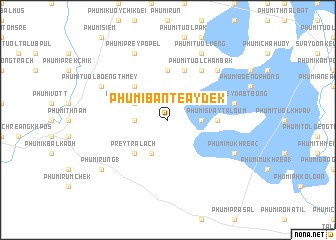 map of Phumĭ Bântéay Dêk