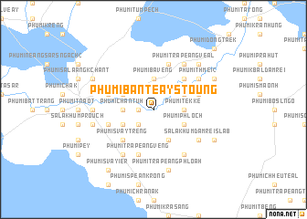 map of Phumĭ Bântéay Stoŭng