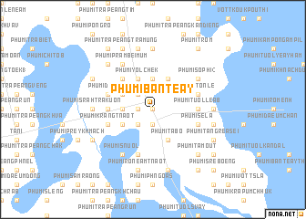 map of Phumĭ Bântéay