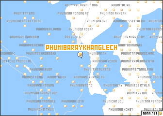 map of Phumĭ Baray Khang Lĕch