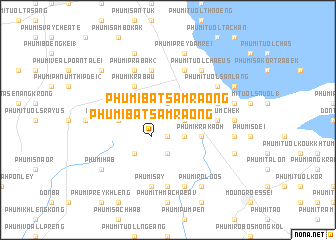 map of Phumĭ Bát Sâmraông