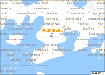 map of Phumĭ Béng