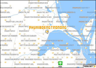 map of Phumĭ Bœ̆ng Trônóng