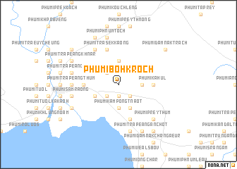 map of Phumĭ Bŏh Kroch