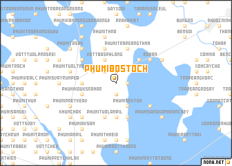 map of Phumĭ Bŏs Toch