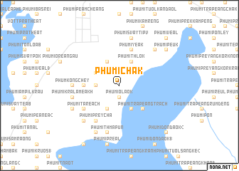 map of Phumĭ Châk