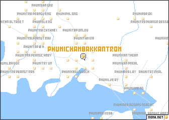 map of Phumĭ Châmbák Kântrom