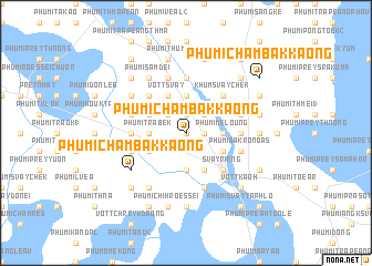 map of Phumĭ Châmbák Kaông