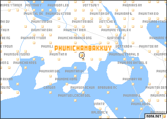 map of Phumĭ Châmbák Kŭy