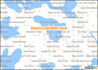 map of Phumĭ Châmbák Thum