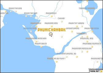 map of Phumĭ Châmbák