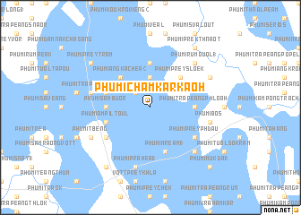 map of Phumĭ Châmkar Kaôh