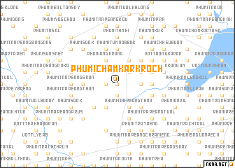 map of Phumĭ Châmkar Kroch