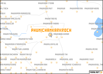 map of Phumĭ Châmkar Kroch