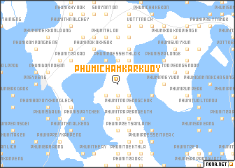 map of Phumĭ Châmkar Kuŏy