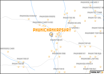 map of Phumĭ Châmkar Svay