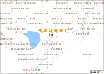 map of Phumĭ Char Kan