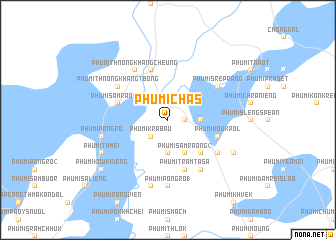 map of Phumĭ Chăs