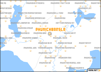 map of Phumĭ Chbar Sla