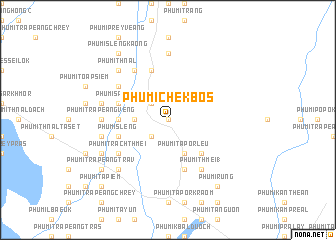 map of Phumĭ Chék Bŏs
